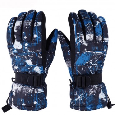 Winter Warm Skiing Motorcycle Outdoor Windproof Waterproof Riding Gloves