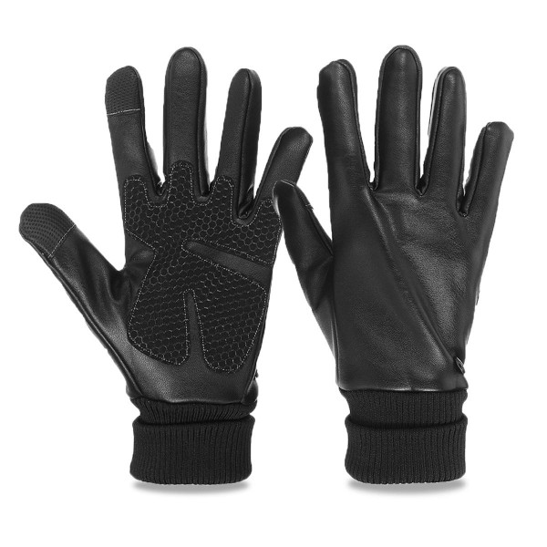 Winter Warm Thermal Leather Gloves Ski Snowboard Cycling Touch Screen Waterproof