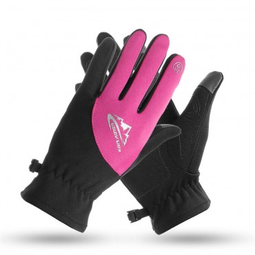 Winter Warm Thermal Windproof Waterproof Cycling Full Finger Gloves Touch Screen