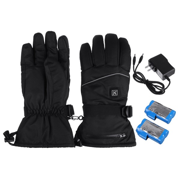 Women Men Electric Battery Heated Gloves Touchscreen Waterproof For Motorcycle Riding Skiing Winter Cycling