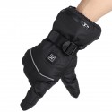 Women Men Electric Battery Heated Gloves Touchscreen Waterproof For Motorcycle Riding Skiing Winter Cycling