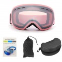 4 Color Anti-fog Ski Goggles Clear Double-Lens Winter Skiing Snowboard Snow Glasses