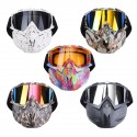 5 Colorful Len Flexible Goggles Glasses Face Mask Motorcycle Riding ATV Dirt Bike Security