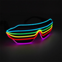 6 Colors LED Golwing Lighting EL Cold Light Glasses Eyewear Nightclub Party Goggles