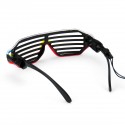 6 Colors LED Golwing Lighting EL Cold Light Glasses Eyewear Nightclub Party Goggles