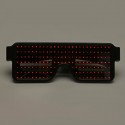 8 Modles LED Party Glasses Goggles Futuristic Eyes Shield Flat Top Shape Frame Mirrored 5 Colors