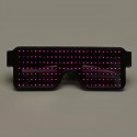 8 Modles LED Party Glasses Goggles Futuristic Eyes Shield Flat Top Shape Frame Mirrored 5 Colors