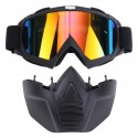 Anti Fog Eyewear Motorcycle Bike Full Face Mask Goggles Len Nose Helmet Shield