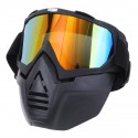 Anti Fog Eyewear Motorcycle Bike Full Face Mask Goggles Len Nose Helmet Shield