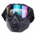 Anti Fog Eyewear Motorcycle Bike Full Face Mask Goggles Len Nose Helmet Shield