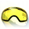 Original Brightening Lens For Ski Goggles Night Model GOG-201 Yellow Lens For Weak Light Tint Weather Cloudy