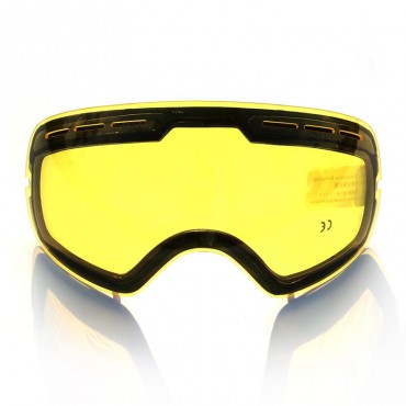 Original Brightening Lens For Ski Goggles Night Model GOG-201 Yellow Lens For Weak Light Tint Weather Cloudy