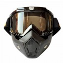 CG03 Windproof Dustproof Helmet Goggles With Removable Mask Mountain Bike Motorcycle Riding