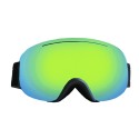 Double Lens Motorcycle Goggles Anti-fog UV Skiing Snowboard Racing Sunglasses Snow Mirror Glasses - Silver