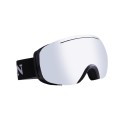 Double Lens Motorcycle Goggles Anti-fog UV Skiing Snowboard Racing Sunglasses Snow Mirror Glasses - Silver