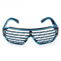 Dual Color EL Wire Cold LED Glow Glasses Lights Up Goggles Bar Party Shutter Halloween