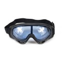 Motorcycle Retro Racing Goggles Wind Dust Proof ATV Sunglasses Black Frame