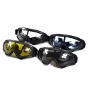 Motorcycle Retro Racing Goggles Wind Dust Proof ATV Sunglasses Black Frame