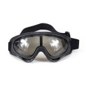 Motorcycle Retro Racing Goggles Wind Dust Proof ATV Sunglasses Black Frame