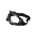 Motorcycle Retro Racing Goggles Wind Dust Proof ATV Sunglasses Black Frame