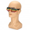 LED Glow EL Glasses Party Flashing Festival Neon Wire Bar Party Light Up Blink Goggles