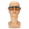 LED Glow EL Glasses Party Flashing Festival Neon Wire Bar Party Light Up Blink Goggles