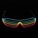 LED Glow EL Glasses Party Flashing Festival Neon Wire Bar Party Light Up Blink Goggles