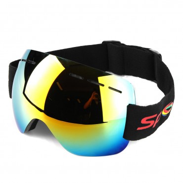 Motorcycle Goggles Anti-fog UV Skiing Snowboard Racing Sunglasses Snow Mirror Glasses