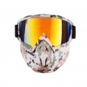 Motorcycle Goggles Motocross Off-road ATV Dirt Bike Eyewear Color Film Glasses