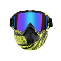 Motorcycle Goggles Motocross Off-road ATV Dirt Bike Eyewear Color Film Glasses