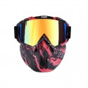 Motorcycle Goggles Motocross Off-road ATV Dirt Bike Eyewear Color Film Glasses