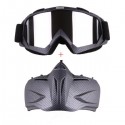 Motorcycle Goggles Skiing Skateboarding Motocross Detachable Full Face Antifog Helmet Mask Adult