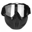 Motorcycle Goggles Skiing Skateboarding Motocross Detachable Full Face Antifog Helmet Mask Adult