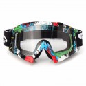 Motorcycle Motocross Off Road Riding Sports Snowboard Goggles Transparent/Coloful Len