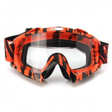 Motorcycle Motocross Off Road Riding Sports Snowboard Goggles Transparent/Coloful Len