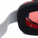 Motorcycle Spherical Anti Fog UV Dual Lens Grey Snowboard Ski Goggles Glasses Unisex