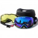 Professional Ski Goggles Double Lens Anti-fog UV400 Eyewear Men Women Snow Glasses D-305