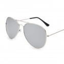 Retro Aviator Pilot Glasses Sunglasses Reflective Color Film