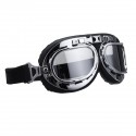 Retro Helmet Goggles Motorcycle Scooter Cycling Riding Eyewear Glasses