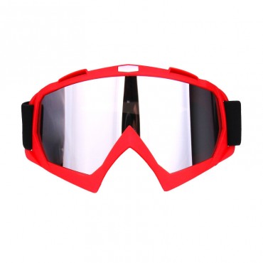 Skiing Goggles Snowboard Ski Eyewear Anti-UV Glasses For Motorcycle Motocross Sliver Lens
