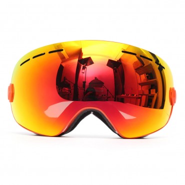 Snowboard Anti-fog Ski Goggles Two Layers Lens Spherical UV Protection Motorcycle