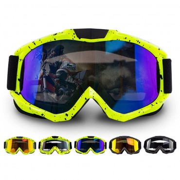 Universal Motorcycle Cycling Skiing Sport Goggles Outdoor Windproof TPU Anti-shock Breathable