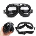 Windproof Retro Helmet Goggles Motorcycle Skiing Scooter ATV Flying Eyewear Glasses