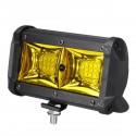 100W 18LED 3000K Headlight Work Light Bar Spot Beam Fog/Driving Lamp Amber For Vehicle Offroad SUV