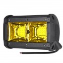 100W 18LED 3000K Headlight Work Light Bar Spot Beam Fog/Driving Lamp Amber For Vehicle Offroad SUV