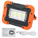 10W COB LED Floodlight Outdoor Camping Work Lamp Rechargeable Charging Light