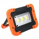 10W COB LED Floodlight Outdoor Camping Work Lamp Rechargeable Charging Light