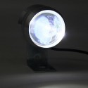 12-80V 10W LED Motorcycle Headlight White Auxiliary Lamp Aluminium Waterproof