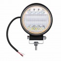 126W LED Work Light Yellow Beam Lamp DRL Amber Angel Eye Light For Car Motorcycle Off-road Truck