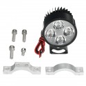 12V 1000LM 6500K White Universal Motorcycle LED Front Spot Lightt Headlight Lamp